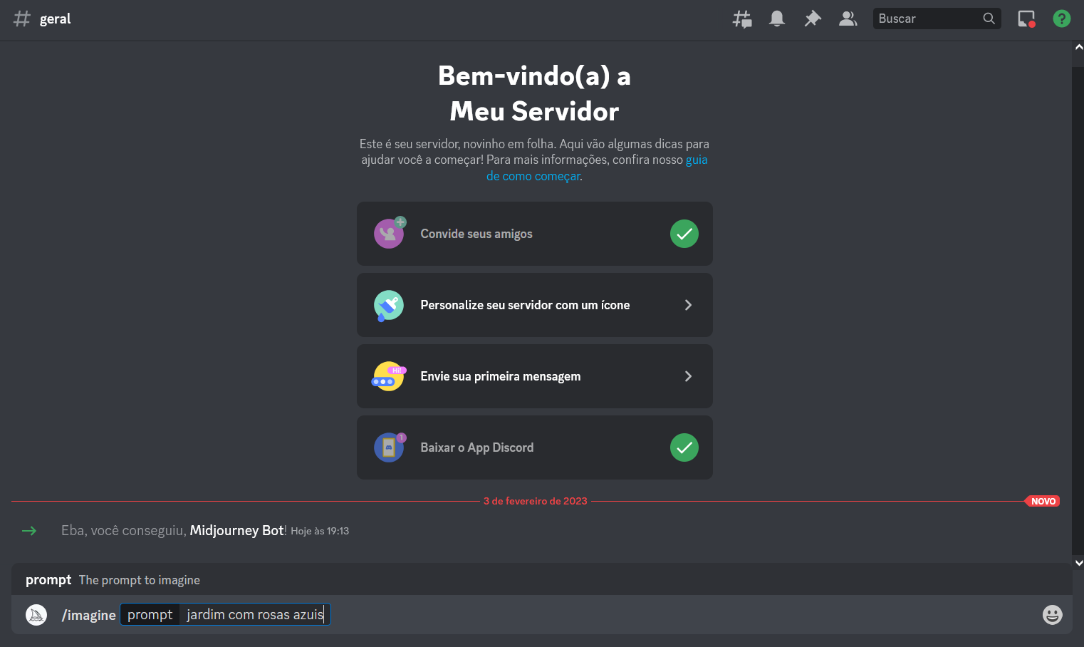 Como Criar Um Servidor No Discord Com Midjourney Bot Wit IT Tech