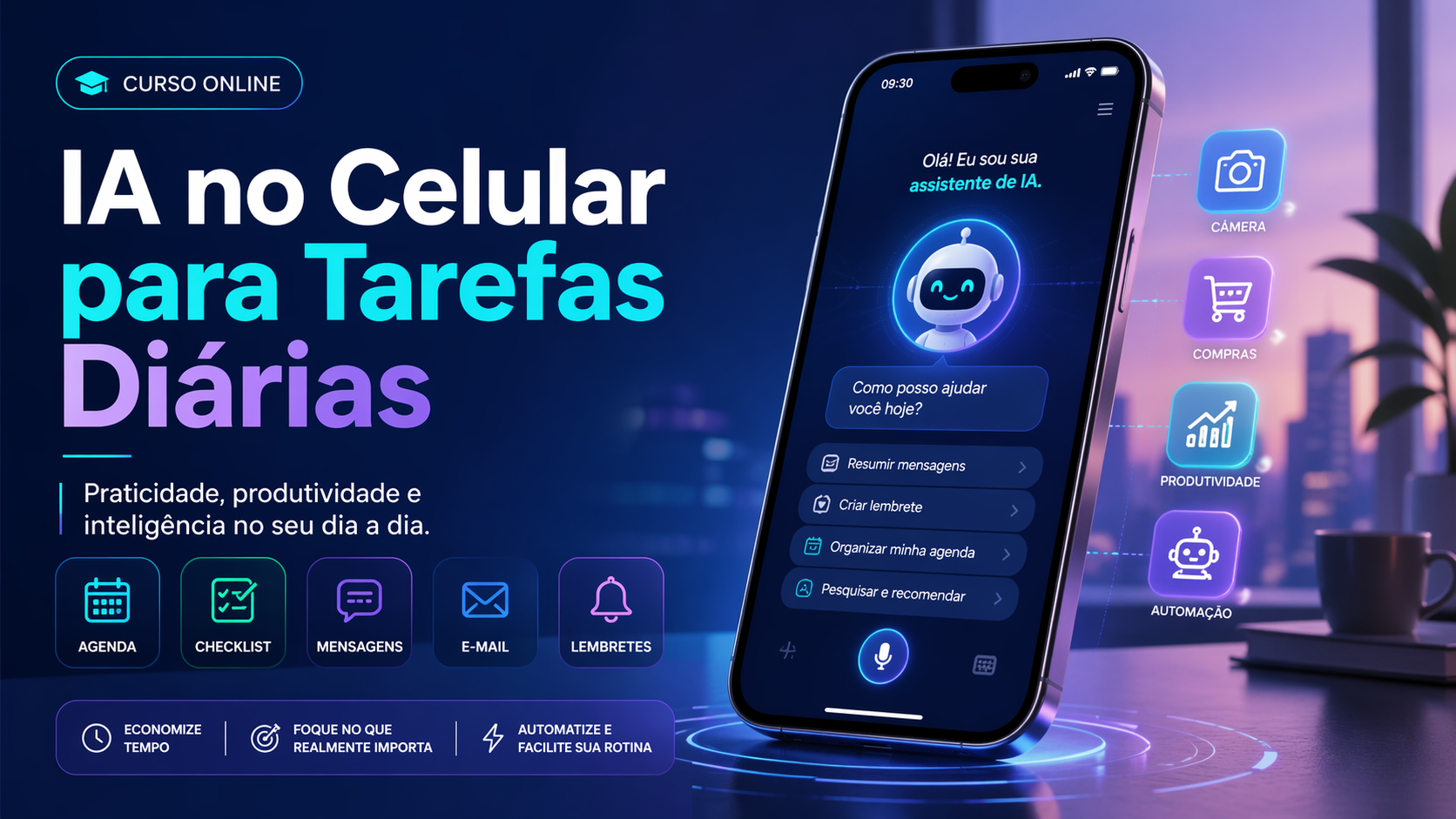 IA no Celular para Tarefas Diárias